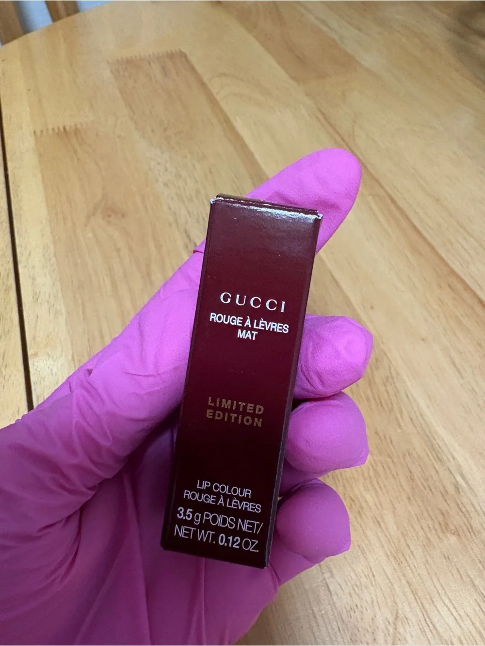 Gucci Limited Edition Lip Colour AMANDA DUSK 128 Full Sz, BNIB, Authentic, $50